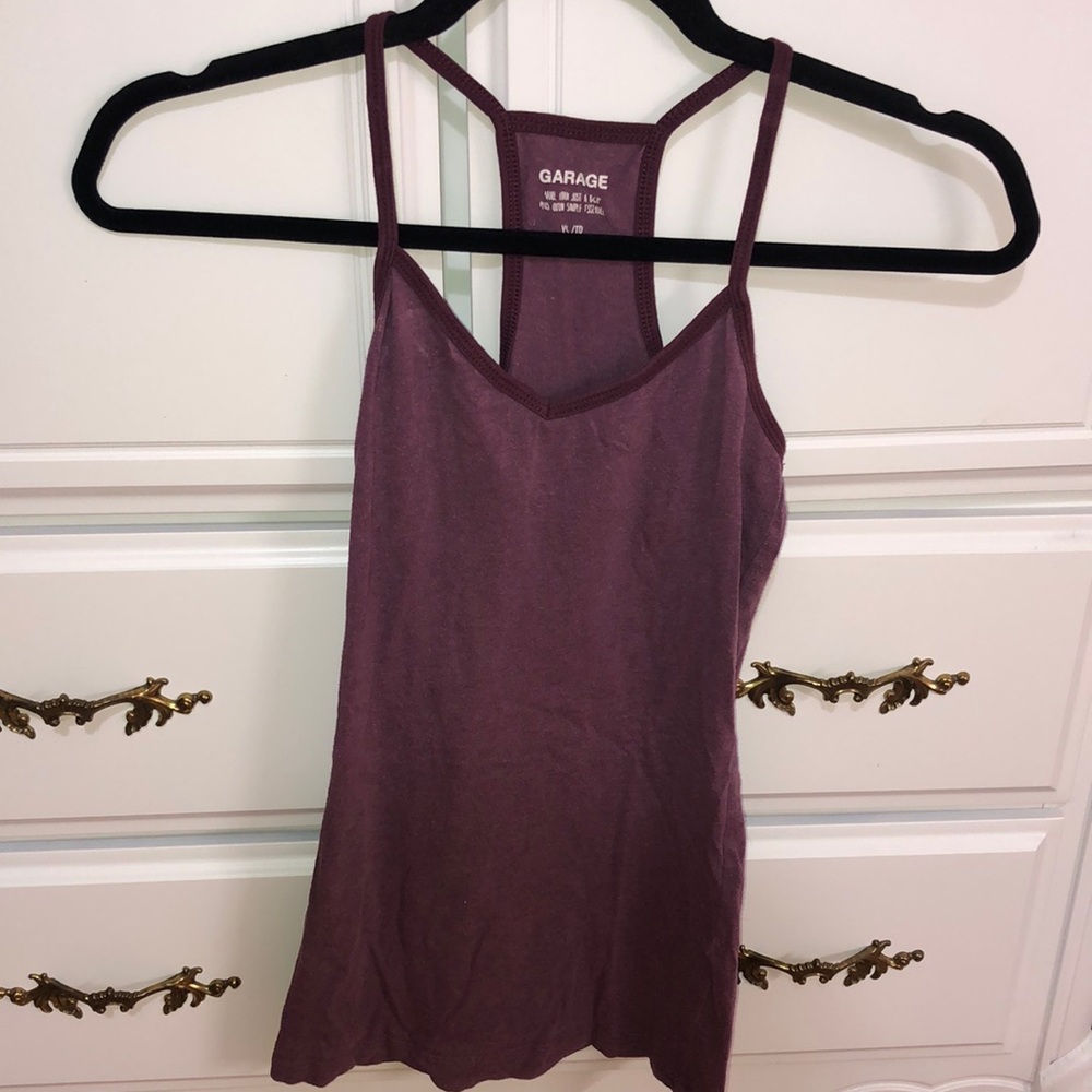 Garage Burgundy Cami Top